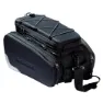 Tubus Racktime Odin 13+10l Cykelväska, Black, One Size