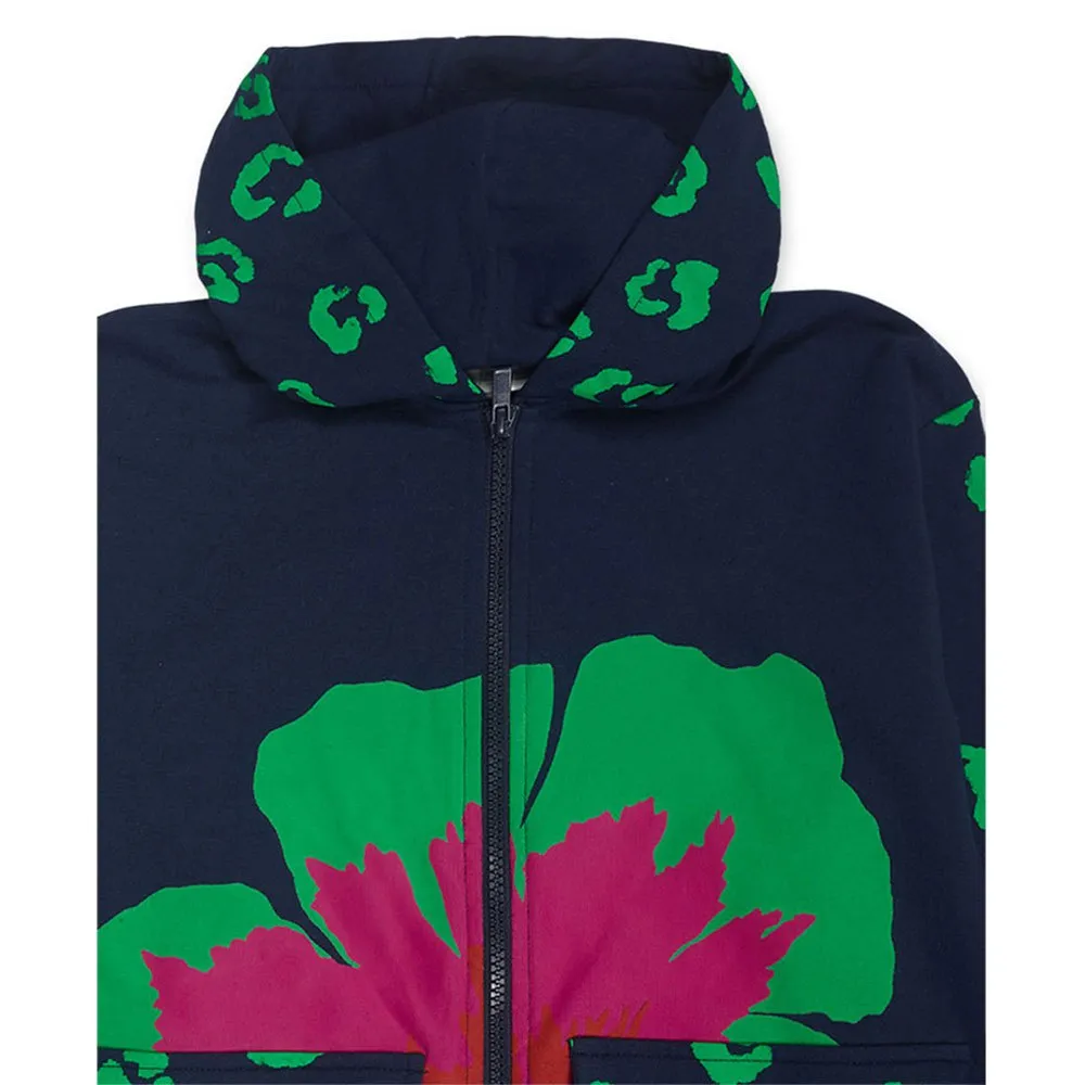Tuc Tuc Wild Flower Jacka, Navy, 4Y Tuc Tuc Wild Flower Jacka, Navy, 4Y