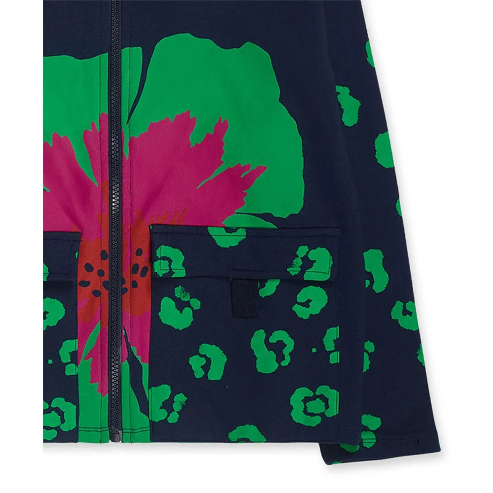 Tuc Tuc Wild Flower Jacka, Navy, 4Y Tuc Tuc Wild Flower Jacka, Navy, 4Y