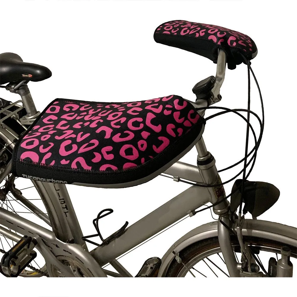 TUCANO URBANO City Styrstångsskydd, Black / pink, One Size