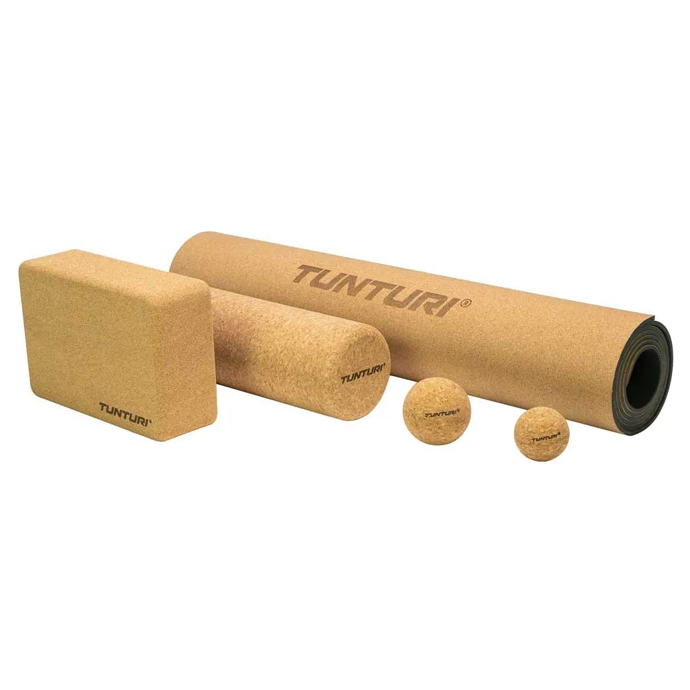 Tunturi Cork Massage Rulle, Brown, One Size