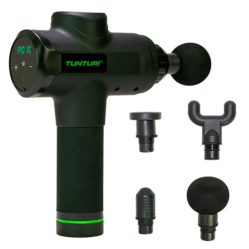 Tunturi Massagepistol, Black / green, One Size