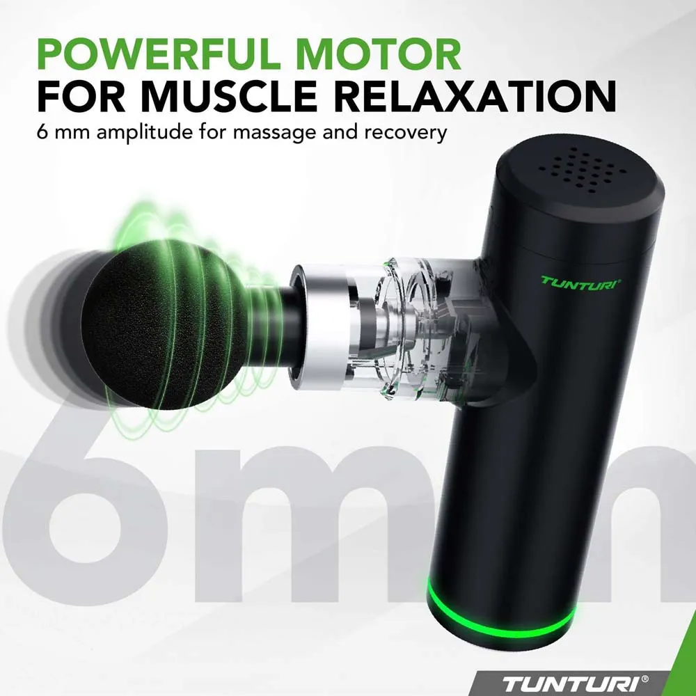 Tunturi Mg30 Massagepistol, Black, One Size