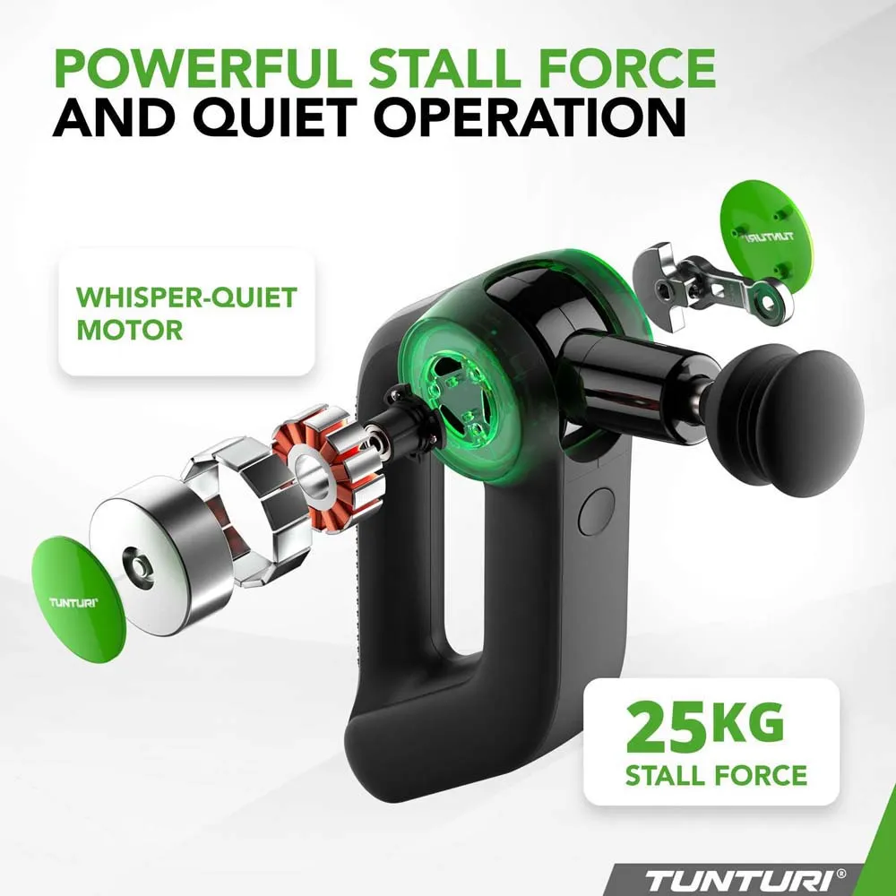 Tunturi Mg70 Pro Massagepistol, Black, One Size