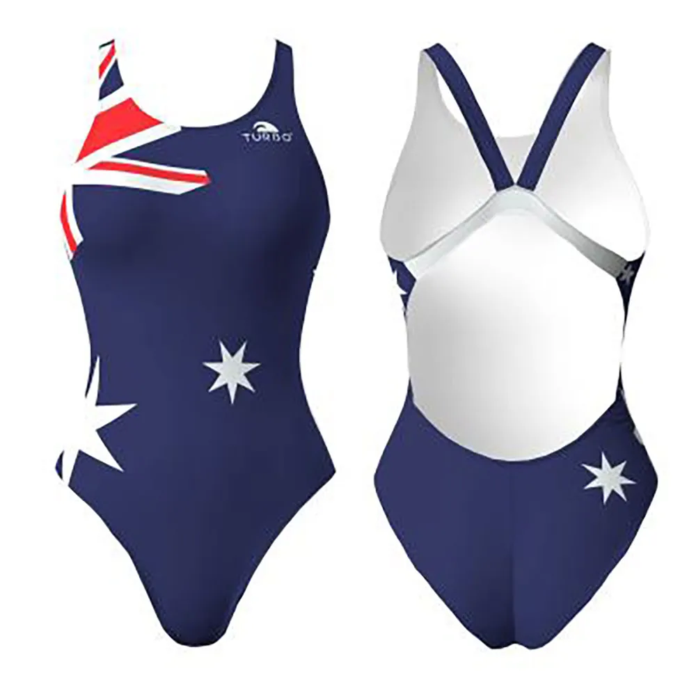 Turbo Australia Band Proresist Baddräkt female Turbo Australia Band Proresist Baddräkt female