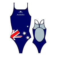 Turbo Australia Flag Baddräkt Med Tunna Band female