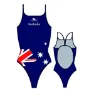 Turbo Australia Flag Baddräkt Med Tunna Band female