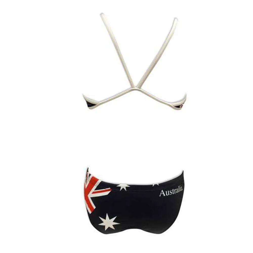 Turbo Australia Flag Bikini male, Navy, 7-8Y
