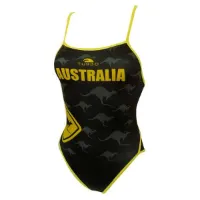 Turbo Australia Kangaroo Signal Baddräkt Med Tunna Band female