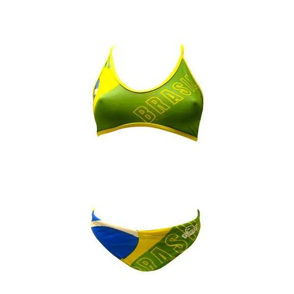 Turbo Brazil Bikini male, Green / yellow, 7-8Y Turbo Brazil Bikini male, Green / yellow, 7-8Y