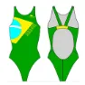 Turbo Brazilian Flag Pro Resist Baddräkt female