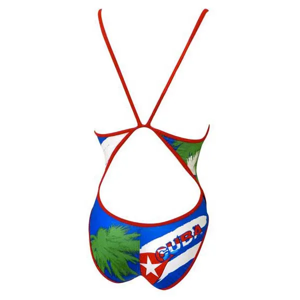 Turbo Cuba Baddräkt Med Tunna Band female