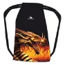 Turbo Fire Dragon Dragsäck unisex, Black, One Size