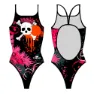 Turbo Flowers And Skulls Baddräkt female