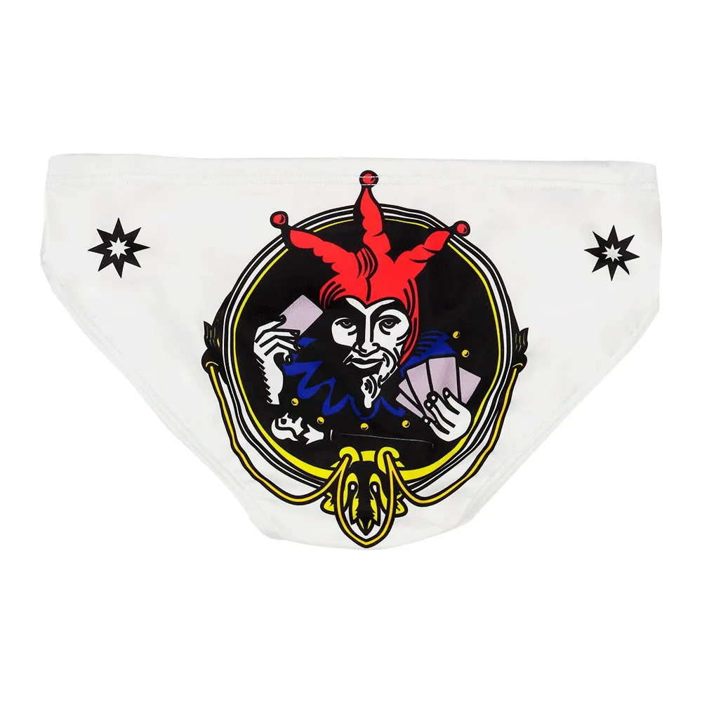 Turbo Jocker Badbyxor male, White / red, 9-10Y