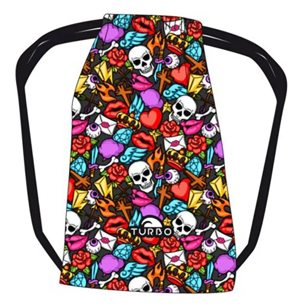 Turbo Lucky Death Dragsäck unisex, Orange, One Size
