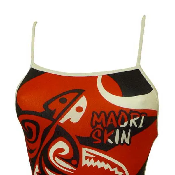 Turbo Maori Skin Tattoo Baddräkt Med Tunna Band female