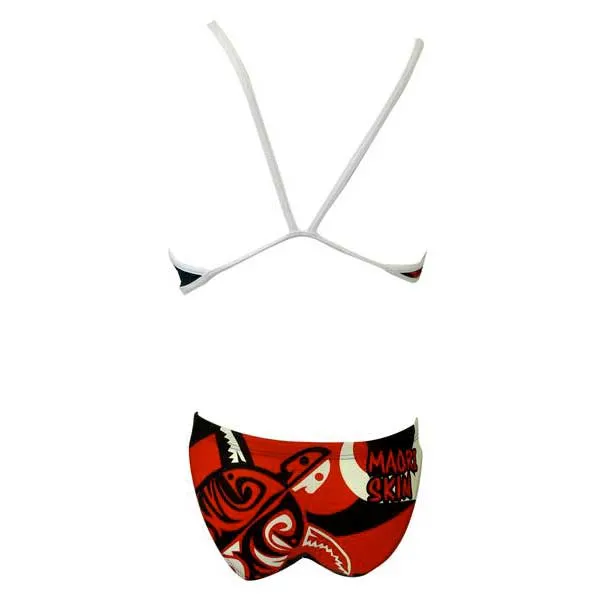 Turbo Maori Tattoo Bikini male, Red / black, 9-10Y