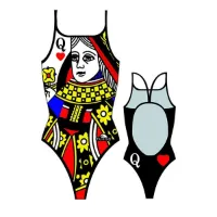 Turbo Queen Of Hearts Baddräkt female