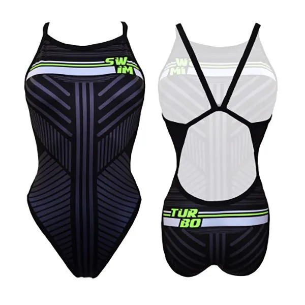 Turbo Revolution Lines Baddräkt female