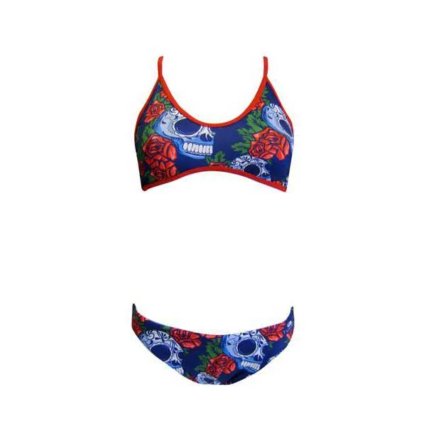 Turbo Roses&skulls Bikini female