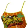 Turbo Tequila Sunrise Baddräkt Med Tunna Band female