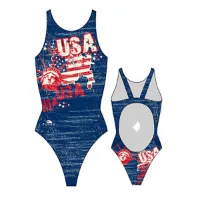 Turbo Usa Vintage Map 2013 Baddräkt female