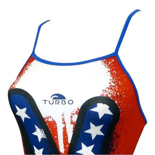 Turbo Victory Baddräkt Med Tunna Band female