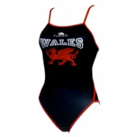 Turbo Wales Dragon Baddräkt Med Tunna Band female