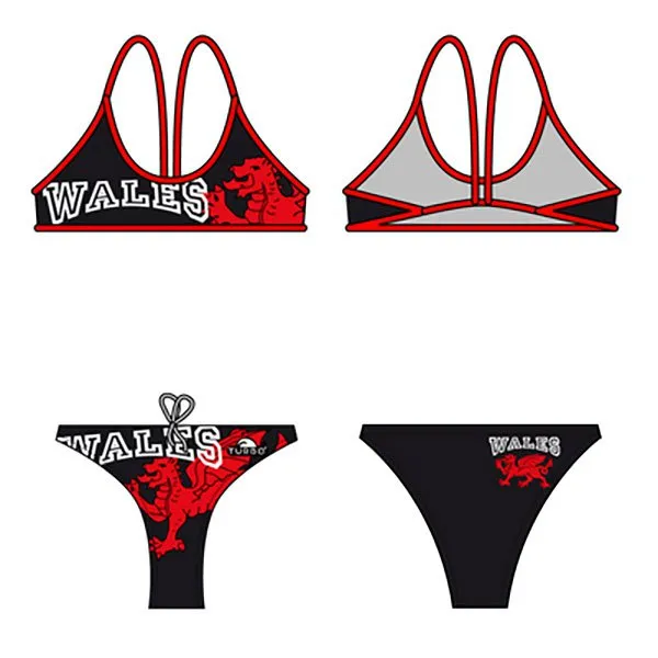 Turbo Wales Dragon Bikini male, Black / red, 9-10Y