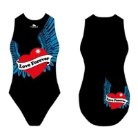 Turbo Waterpolo Love Forever Baddräkt female