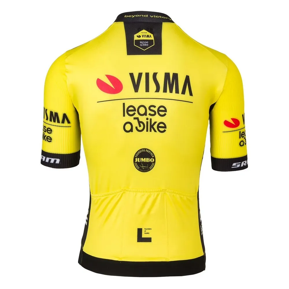 Tvl Team Visma Lease A Bike Premium Aero 2025 Korta ärmar Cykeltröja