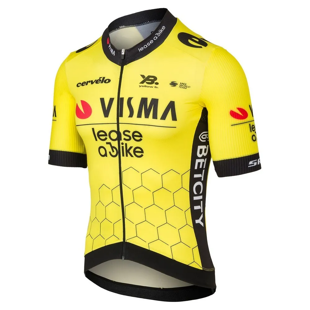 Tvl Team Visma Lease A Bike Premium Aero 2025 Korta ärmar Cykeltröja