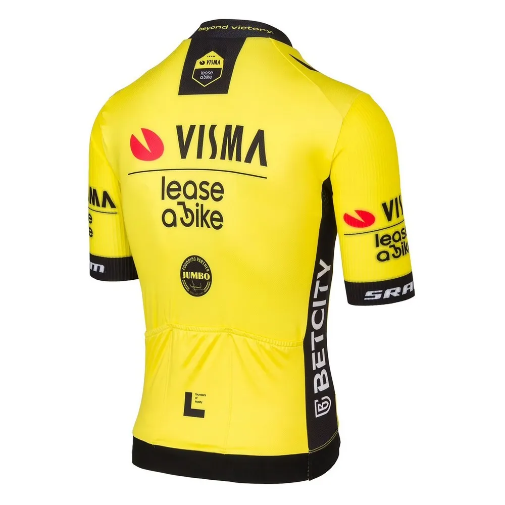 Tvl Team Visma Lease A Bike Premium Aero 2025 Korta ärmar Cykeltröja