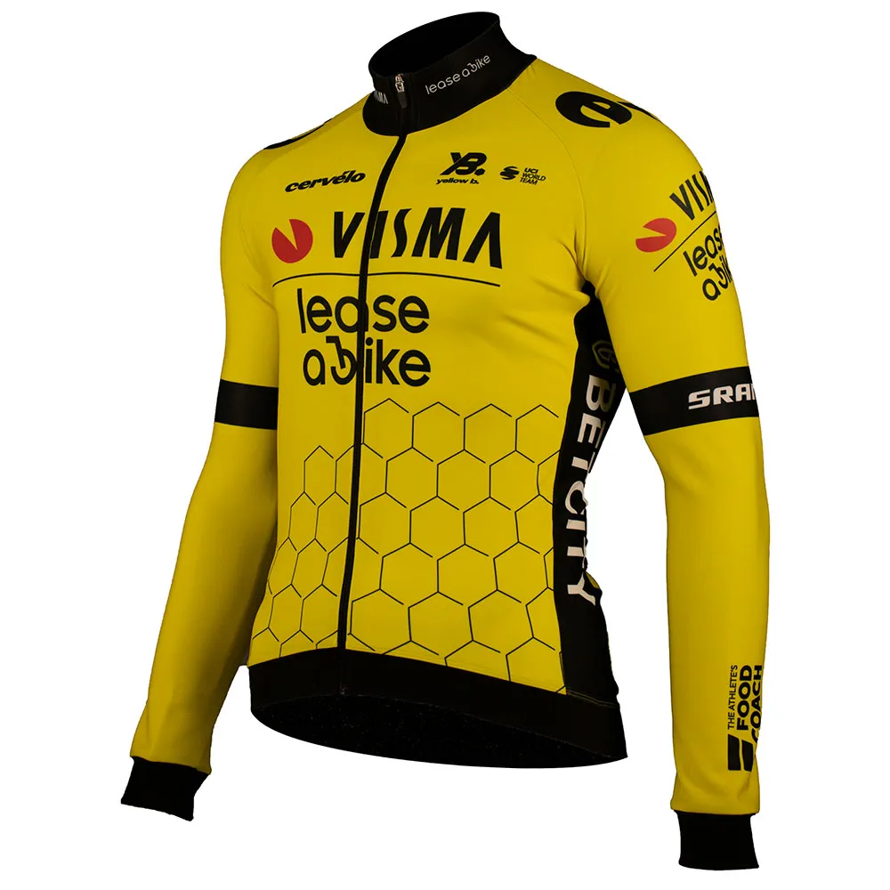 Tvl Team Visma Lease A Bike Premium Thermal Dwr 2025 Långärmad Trikå