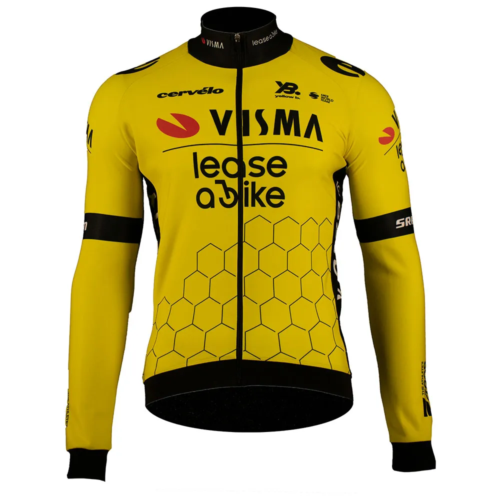 Tvl Team Visma Lease A Bike Premium Thermal Dwr 2025 Långärmad Trikå