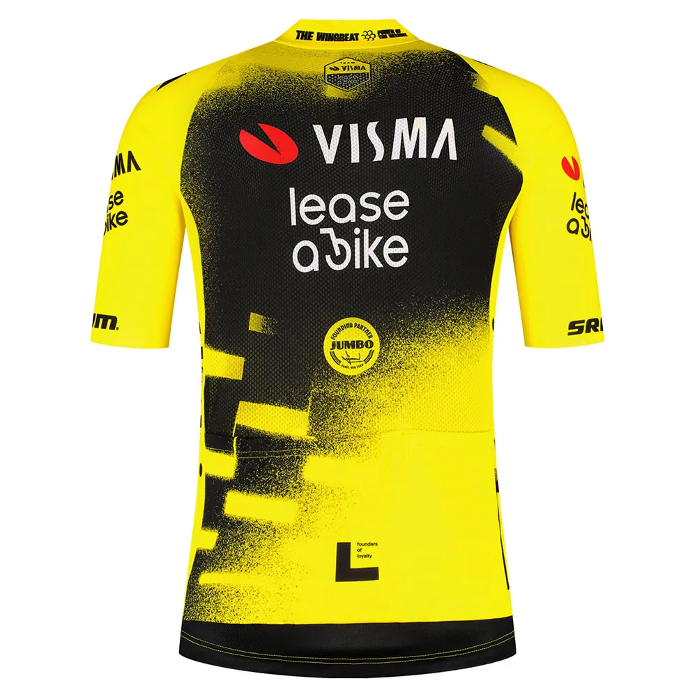 Tvl Team Visma Lease A Bike Replica Wingbeat Korta ärmar Cykeltröja Tvl Team Visma Lease A Bike Replica Wingbeat Korta ärmar Cykeltröja