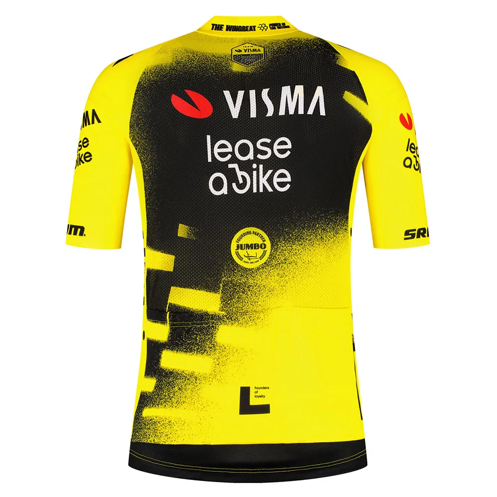 Tvl Team Visma Lease A Bike Replica Wingbeat Korta ärmar Cykeltröja Tvl Team Visma Lease A Bike Replica Wingbeat Korta ärmar Cykeltröja