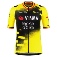 Tvl Team Visma Lease A Bike Replica Wingbeat Wout Van Aert Korta ärmar Cykeltröja