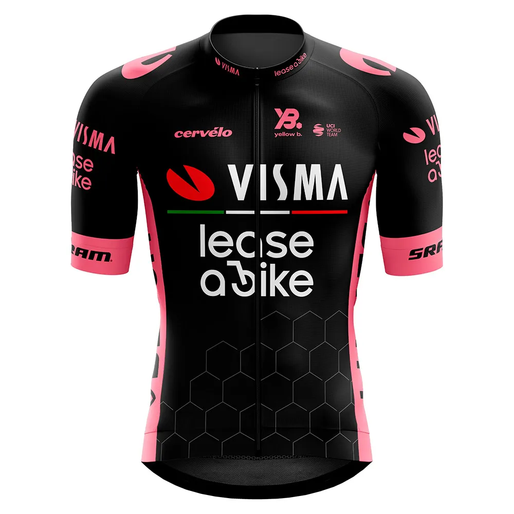 Tvl Visma Lease A Bike Victory Giro D´italia Korta ärmar Cykeltröja