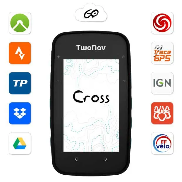 Twonav Cross Plus Azul (32 Gb) + Gran Bretaña Topo Full (1:25.000) Cykeldator, Multicolor, One Size