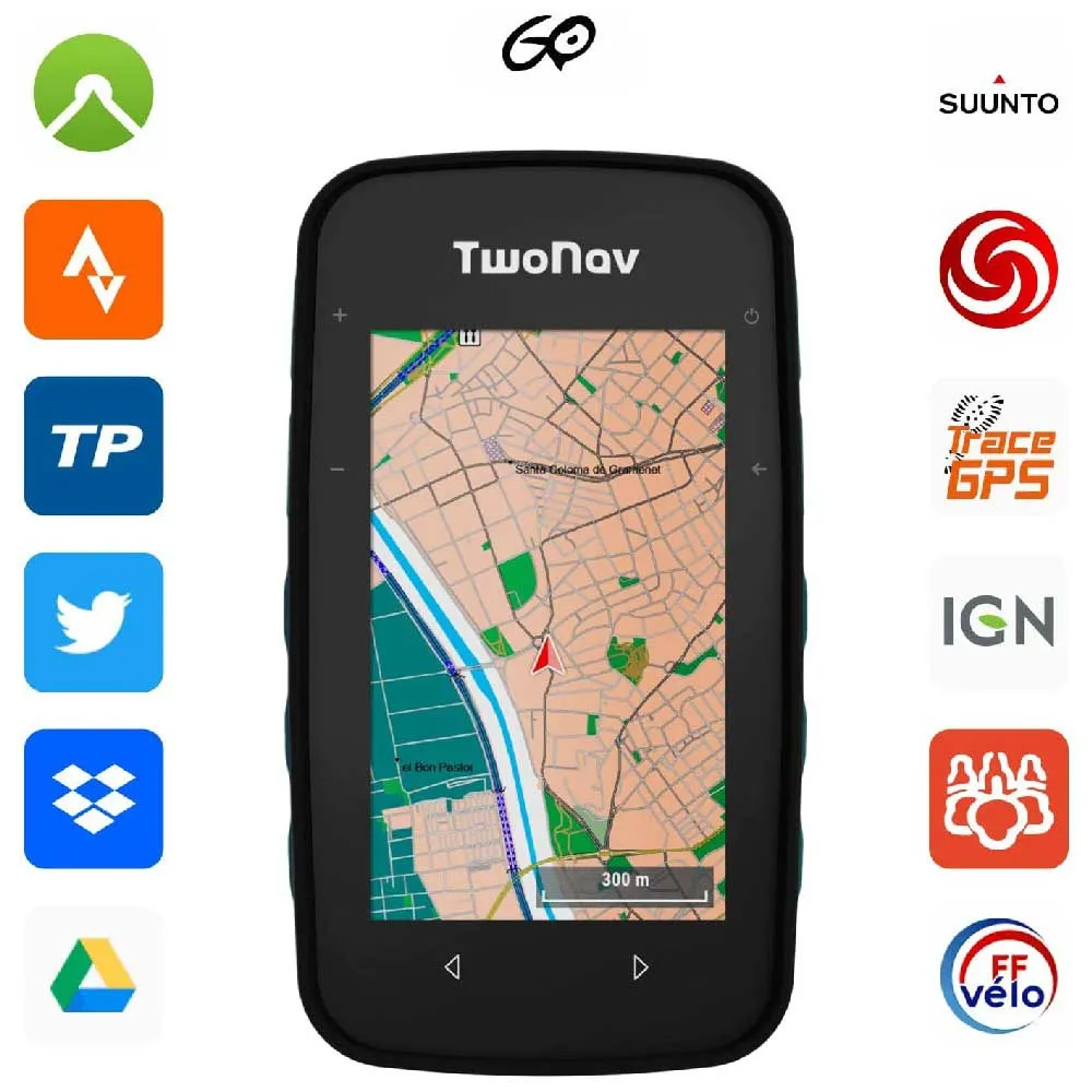 Twonav Cross Plus Azul 32gb Cykeldator, Multicolor, One Size