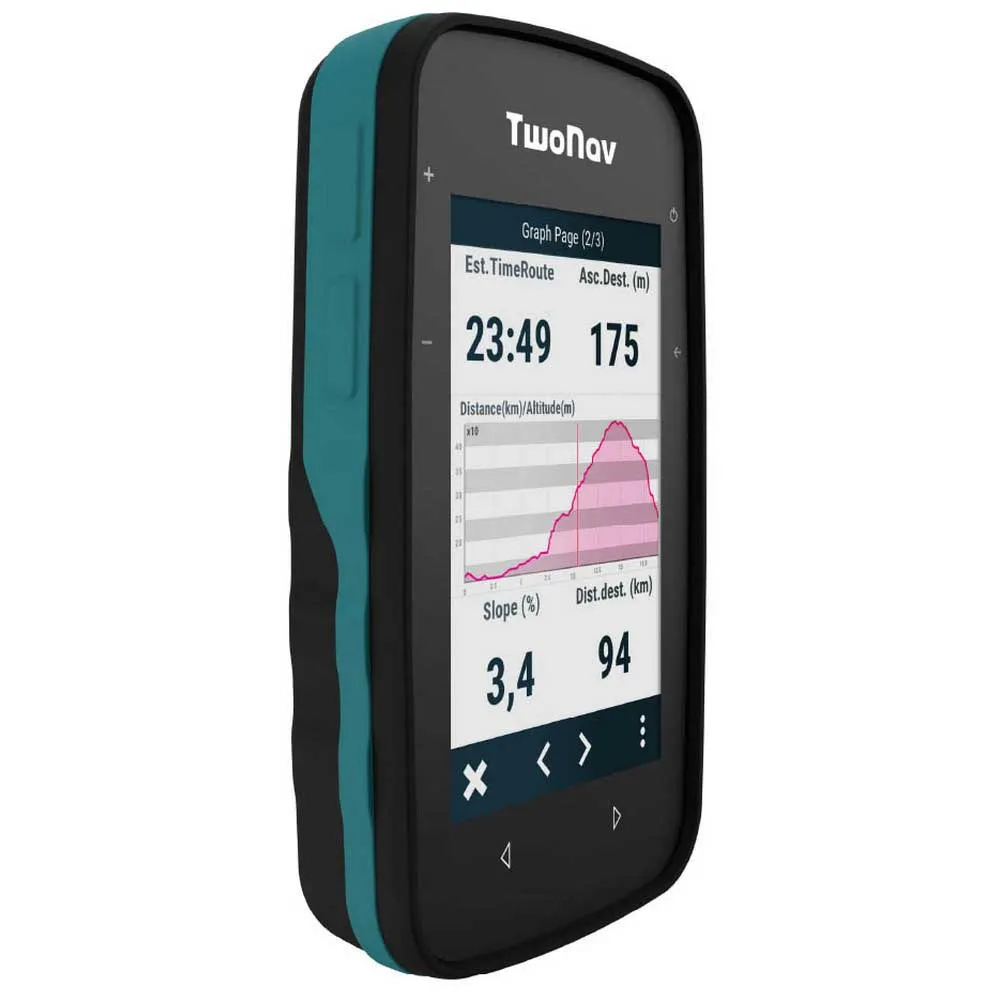 Twonav Cross Plus Azul (64 Gb) + Alemania Topo Full Cykeldator, Multicolor, One Size