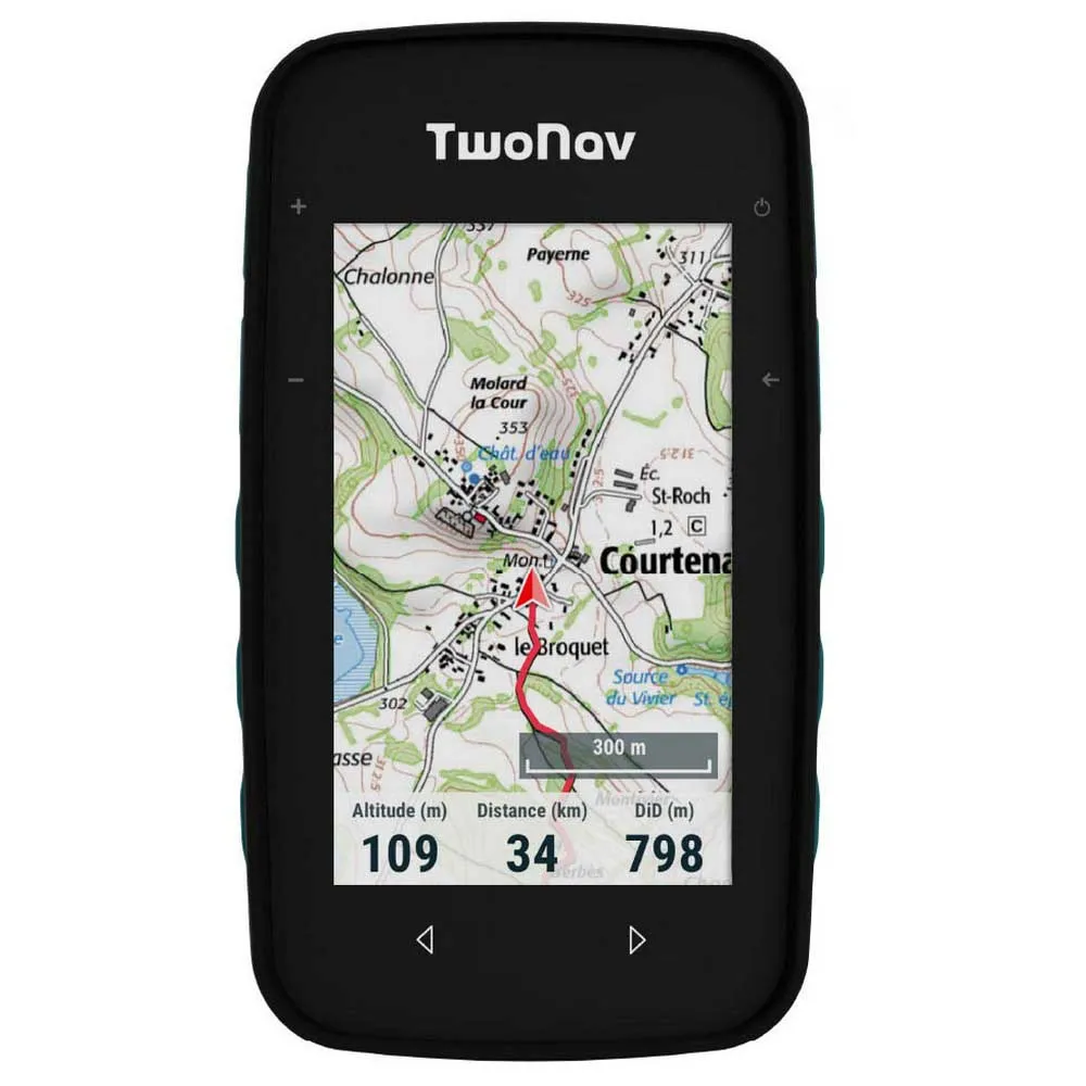 Twonav Cross Plus Azul (64 Gb) + Francia Topo Full Cykeldator, Multicolor, One Size