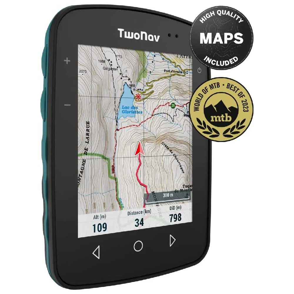 Twonav Terra Azul (32 Gb) + España Topo Full Cykeldator, Multicolor, One Size