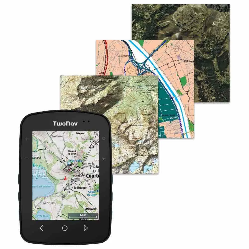 Twonav Terra Azul (32 Gb) + España Topo Full Cykeldator, Multicolor, One Size