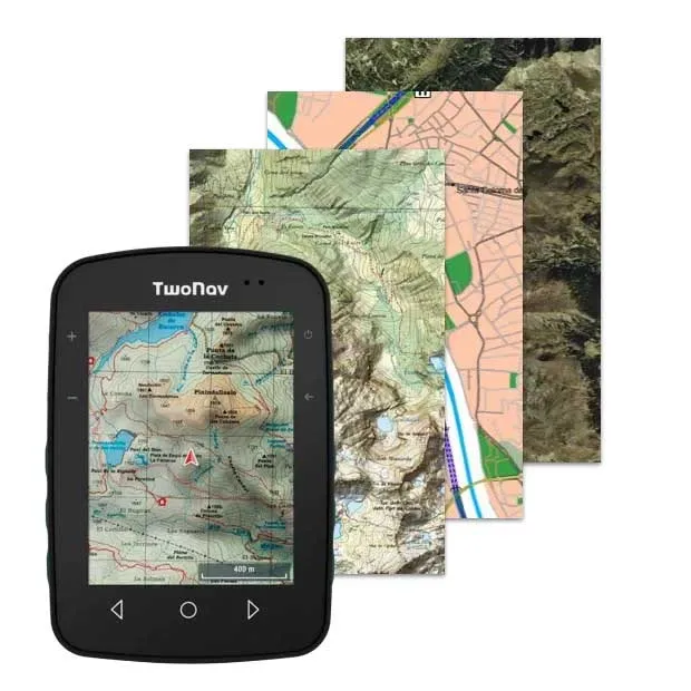 Twonav Terra Azul (32 Gb) + Francia Topo Full Cykeldator, Multicolor, One Size