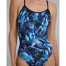 TYR Crosscutfit Tieback - Durafast Elite - Reflecta Baddräkt female, Blue ice