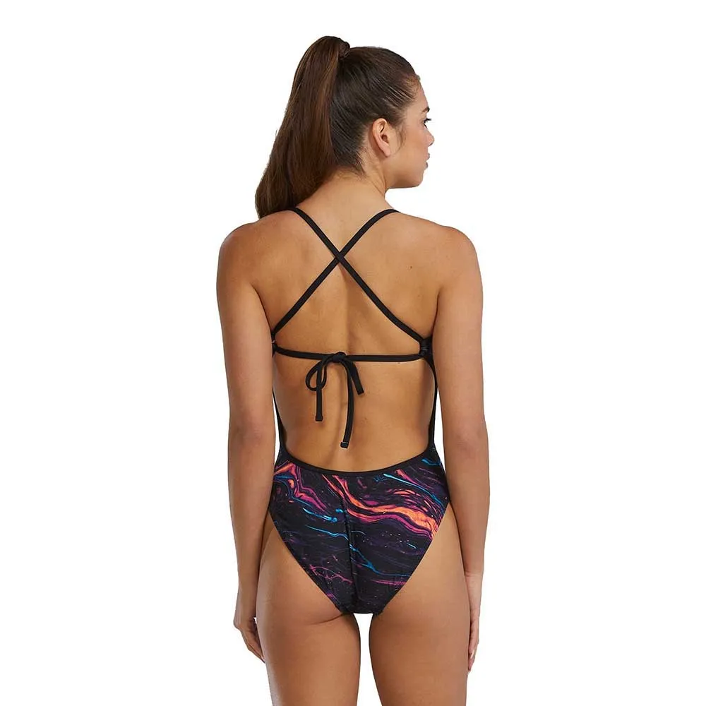 TYR Durafast Elite Crosscut Tieback Magmata Baddräkt female