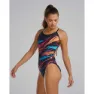 TYR Durafast Elite Crosscut Tieback Magmata Baddräkt female